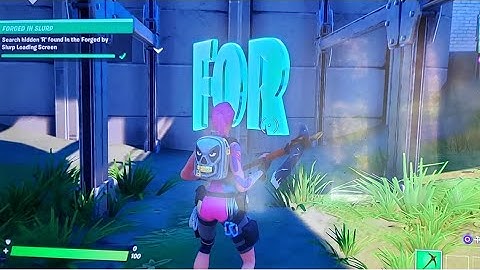 Search Hidden R Found In The Forged By Slurp Loading Screen Fortnite Chapter 2 Location