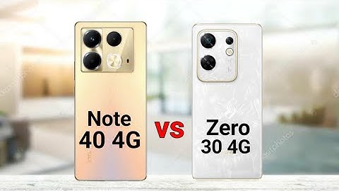 Infinix Note 40 4G vs Infinix Zero 30 4G