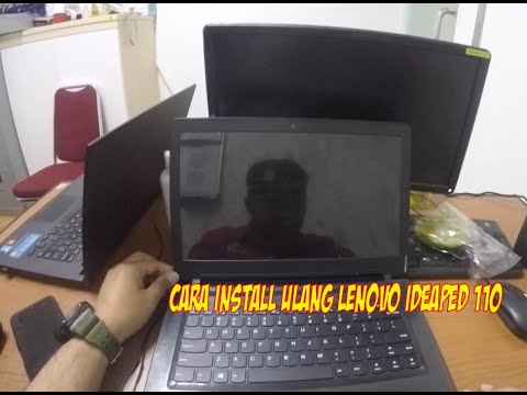 cara masuk menu bios saat install ulang laptop lenovo idepad 110