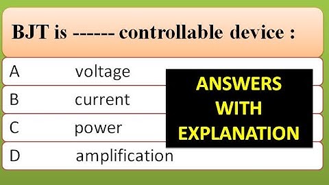 ANALOG ELECTRONICS MCQ