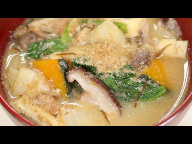 Hearty Miso Soup Recipe (The Healthiest Japanese Food with Plenty of Vegetables) | Cooking with Dog