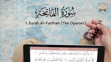 Surah  AL-Fatihah | English Full translation with subtitle | سورة الفاتحة | مشاري بن راشد