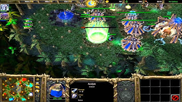 4v4 Random Team #12 Warcraft 3 The Frozen Throne Battle net Multiplayer Commentary