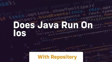does java run on ios