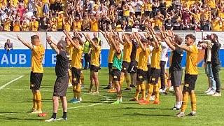 Dynamo Dresden | emotionale Worte Capo , Kutschke und Anfang Saisonende 3.Liga - Fans feiern🖤💛🔥