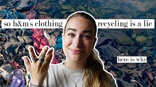 why fashion takeback programs are problematic (also H&M got busted)