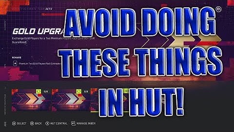NHL 21 HUT AVOID Doing These Things To Save/Make Coins!
