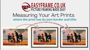 How to measure an Art Print with its own border
