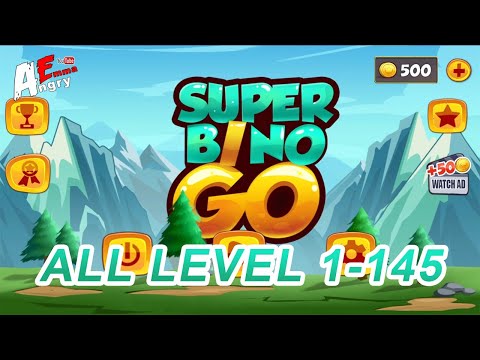 Super Bino Go - ALL level 1-145 (Gameplay)