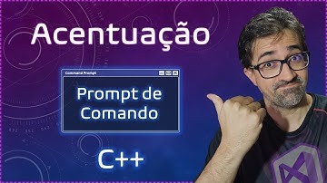 Acentuação no Prompt de Comando usando C++ no Visual Studio 2022