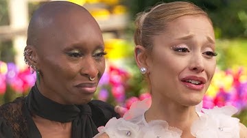 Ariana Grande and Cynthia Erivo get Emotional over Wicked (Wicked Interview)