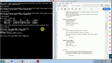 Create tables in Oracle: part-2