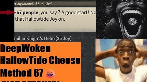 DeepWoken HallowTide Cheese Method 67🎃 NOT PATCHED