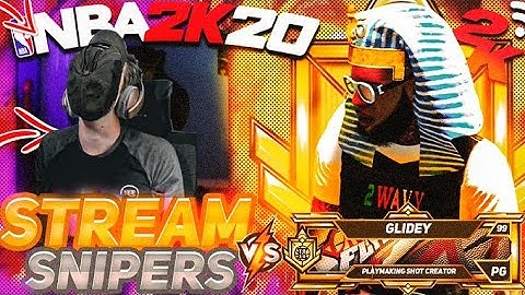 i returned to NBA2K20 to stream snipe a toxic streamer...
