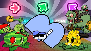 FNF Character Test | Gameplay VS Playground | Alphabet Lore "B" | Plants VS Funker | FNF Mods