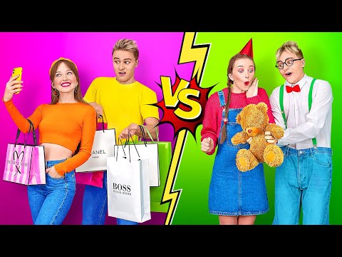 HIGH SCHOOL YOU VS CHILD YOU || Types Of Students In School by 123 GO!