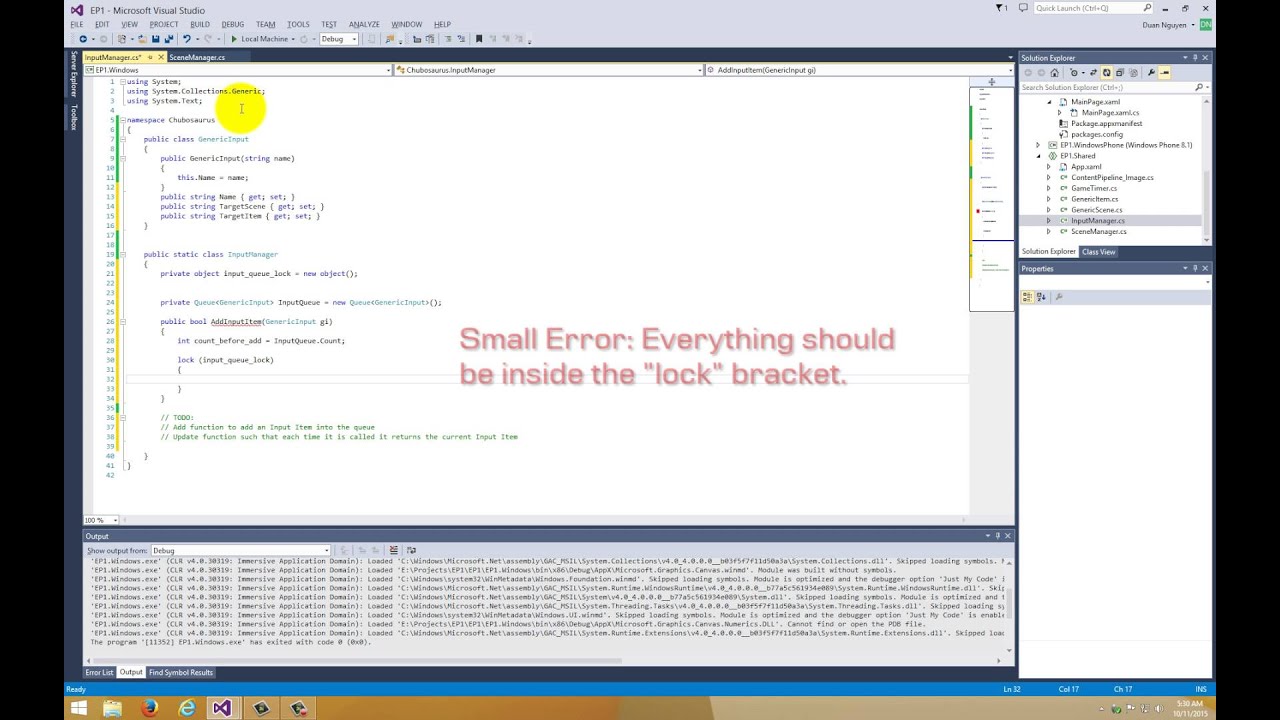 Windows Universal Applications : Win2D Development EP #06 - YouTube