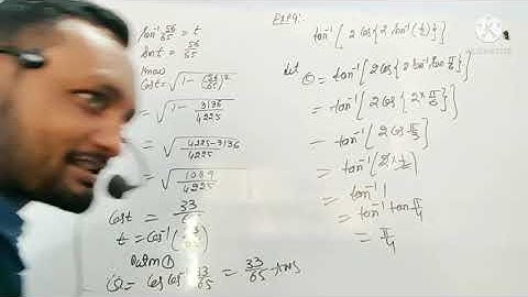 Inverse trigonometric function Que- no-8,9 from Ex- 4(C) class 12th maths R S Aggarwal