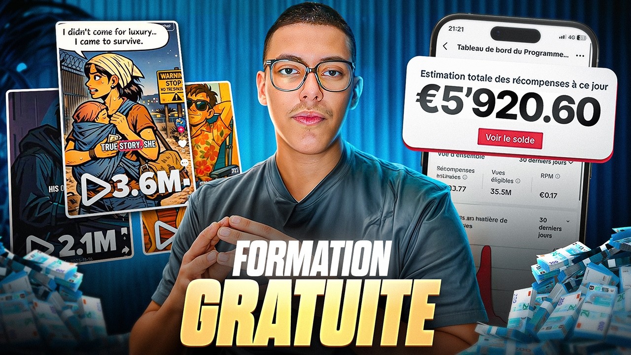 TikTok 2026 : Comment Générer 10’000€ par mois grâce à l’IA (Formation Gratuite)