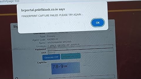 CSP, PNB, Morpho L1 Capture Failed Issue Resolved Windos 10, 11 working 100% Mantra mfs 110L1|