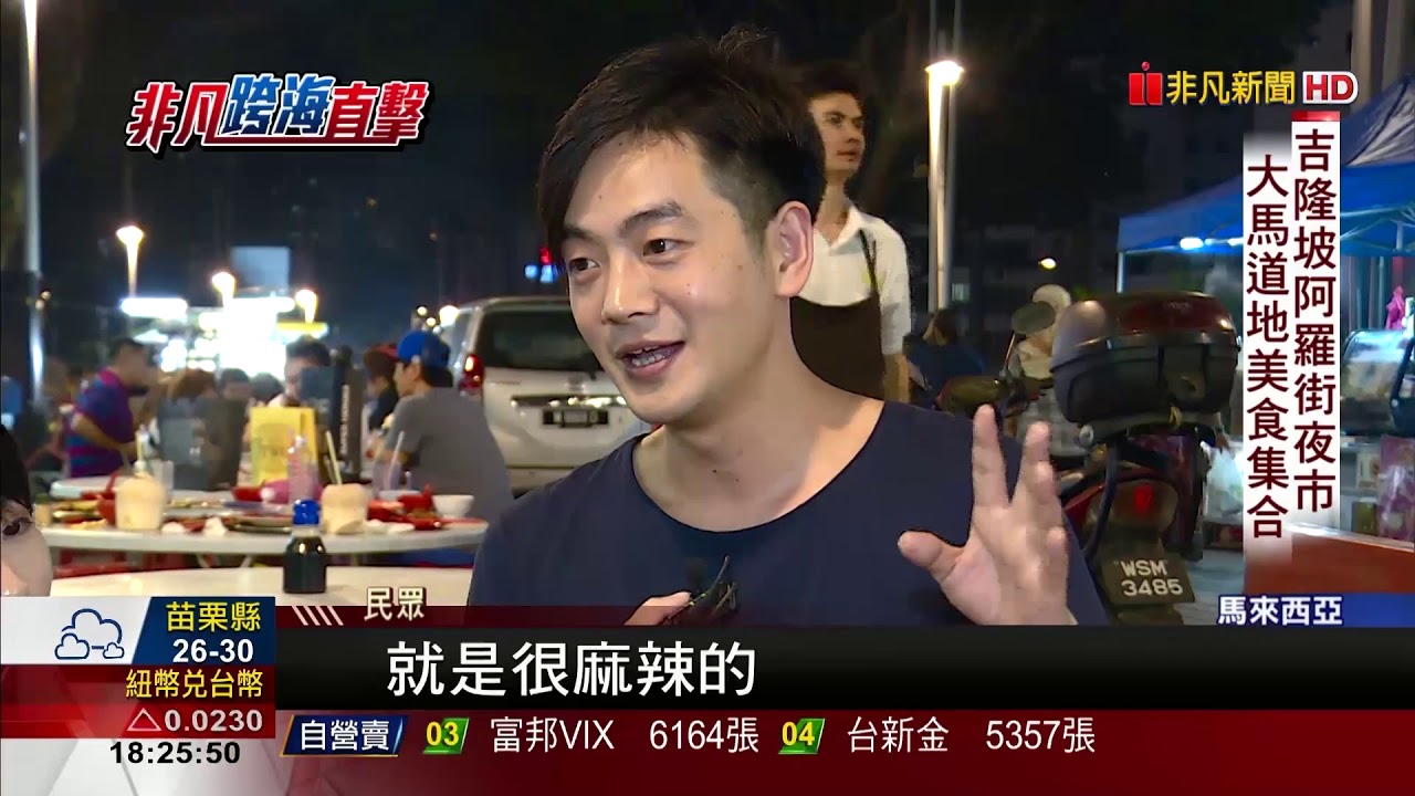 【非凡新聞】吉隆坡阿羅街夜市 大馬道地美食集合