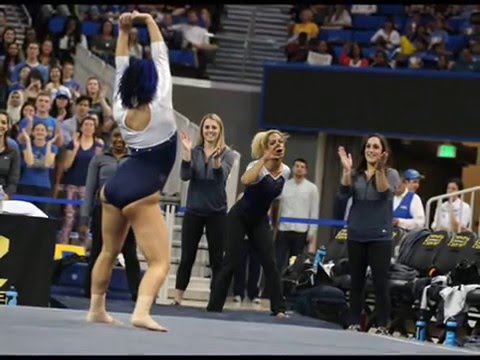 Sophina DeJesus UCLA Floor 2016 vs Utah 9.925