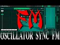 Oscillator sync frequency modulation