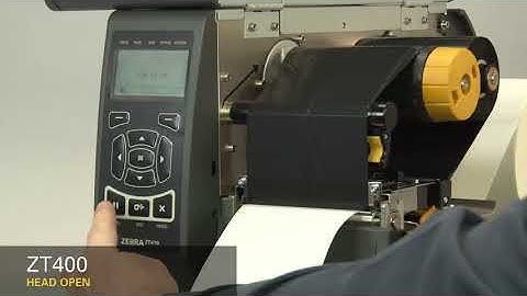 Zebra ZT420 ZT410 Head Open How To Easy Setup - How to Tips and Tricks by @3labels