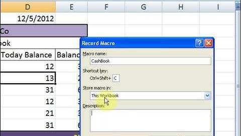 Lesson # 90 The Macros Microsoft Office Excel 2007   2010 TutorialUrdu & Hindi   YouTube