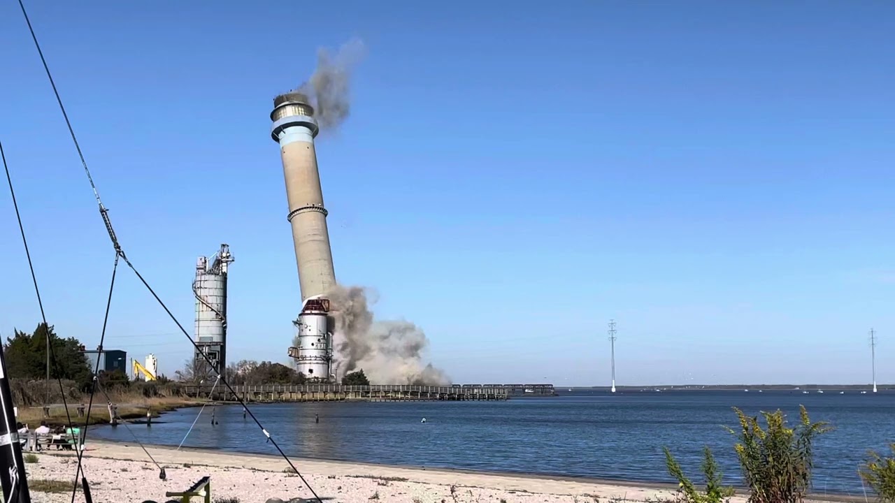 Beesley's Point Smoke Stake Implosion