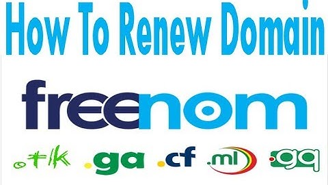 How to Renew Domain Name on Freenom.com ?