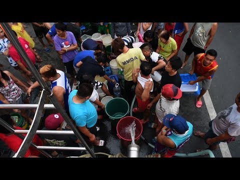 Millions hit in Manila water shortages