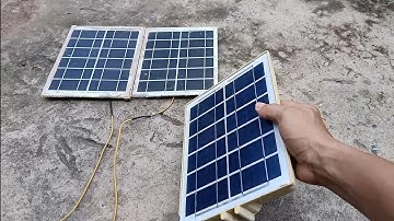 Câu nối tiếp 2 tấm pin 6v sạc ắc quy 12v được không?/góp ý cùng anh em #12