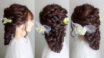 hướng dẫn làm tóc cô dâu , tóc dợn sóng, tóc bới, tóc tết, tóc xõa, các kiểu tóc đẹp (P43)