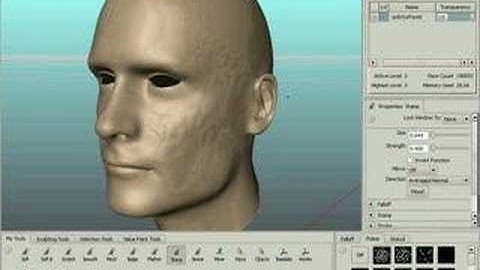 Using Mudbox Stamps, Stencils and Brushes