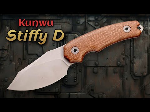 Kunwu Stiffy D: A Fixed Blade Compact Slicer in Vanadis 4!