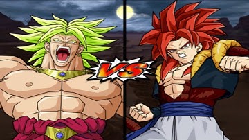LSSJ Broly VS SSJ4 Gogeta - Dragon Ball Z: Budokai Tenkaichi 3 [COM VS COM]