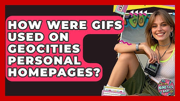 How Were GIFs Used On Geocities Personal Homepages? - I