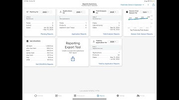 FieldView 301: FieldView™ App Reporting Features
