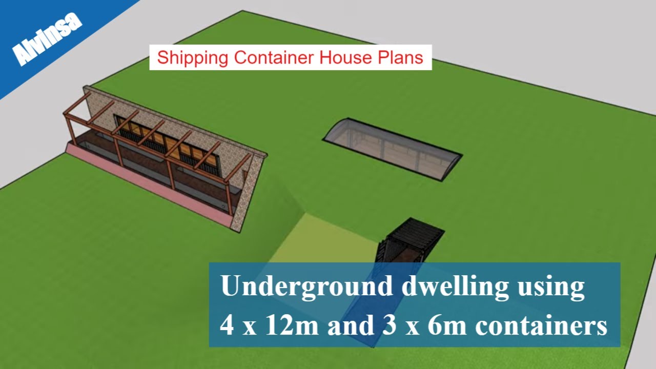 Underground Shipping Container Homes에 대한 이미지 결과  Container house plans,  Building a container home, Container house design