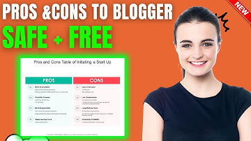 How to Add a Pros and Cons table to Blogger website 2025  | Full Guide