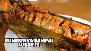 WOW !!! IKAN PATIN DIMASAK DIDALAM BAMBU DI KARIMATA SENTUL BOGOR - INDONESIAN TRADITIONAL FOOD