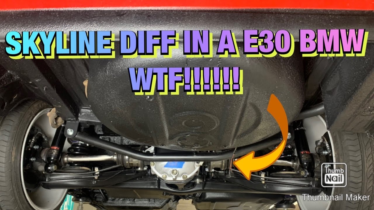 THE ULTIMATE E30 BMW SKYLINE DIFF SWAP YouTube