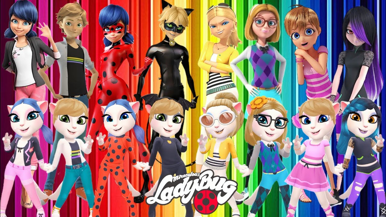 🌈 MIRACULOUS LADYBUG 🐞 ➕ ANGELA | Marinette and Adrian ➕True Friends | New Update Cosplay