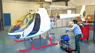 Cabri G2 Helicopter FACTORY🚁: Guimbal Cabri G2 manufacturing process [ASSEMBLY LINE]