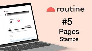 #5 Routine: (Pages stamps) for beginners