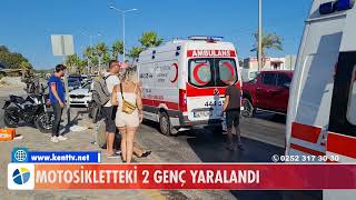 Motosi̇kletteki̇ 2 Genç Yaralandi