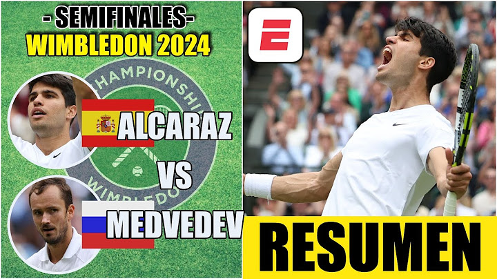Carlos Alcaraz vs Daniil Medvedev | HIGHLIGHTS | RESUMEN | Semifinal | Wimbledon 2024