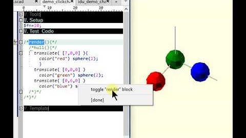 OpenSCAD Parameterization with SynWrite