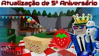 Comprando Marretas da nova atualização de 4 aniversário do flee the Facility  ROBLOX 